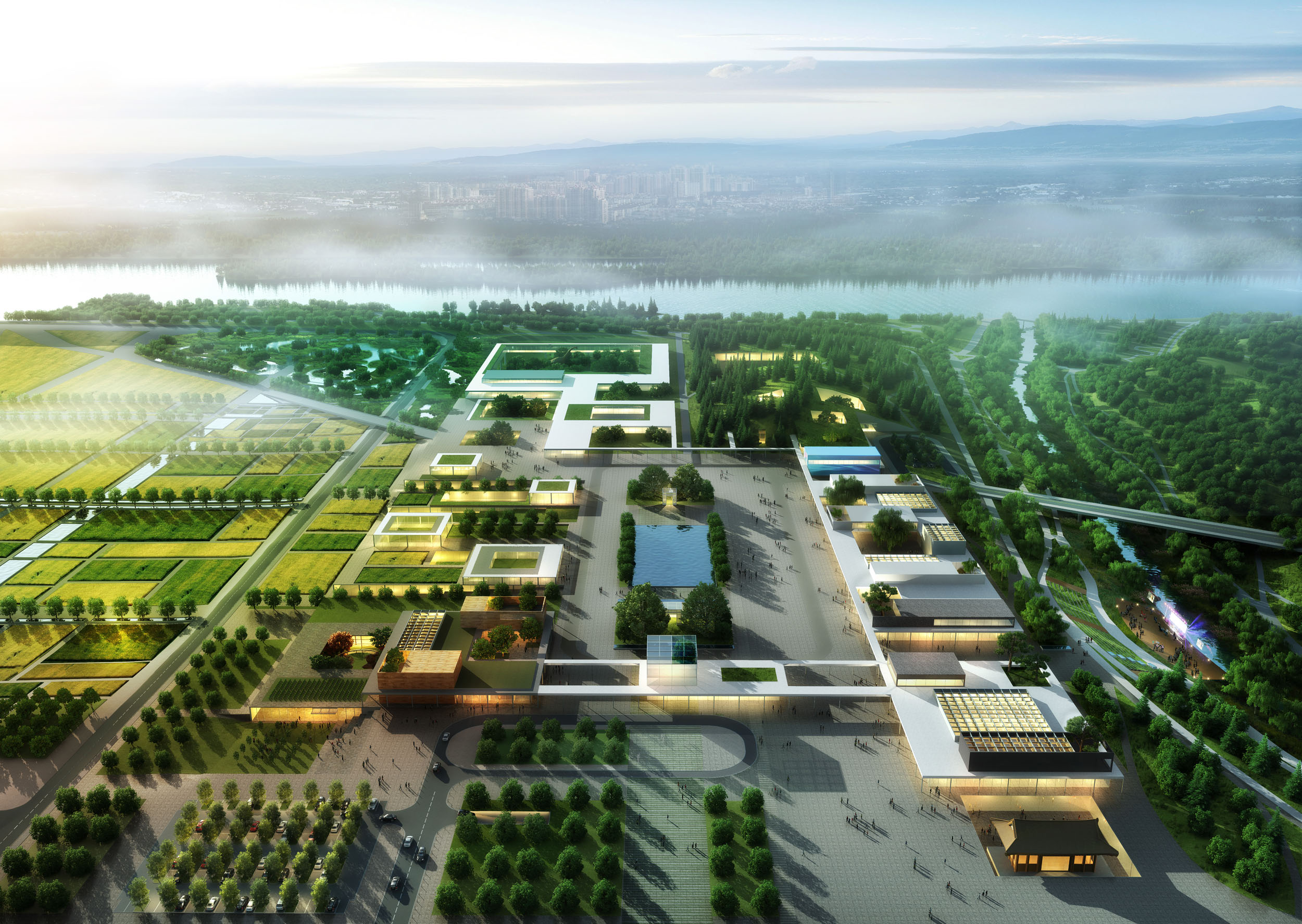 Sejong Museum Gardens National Museum Complex of South Korea — Office Ou