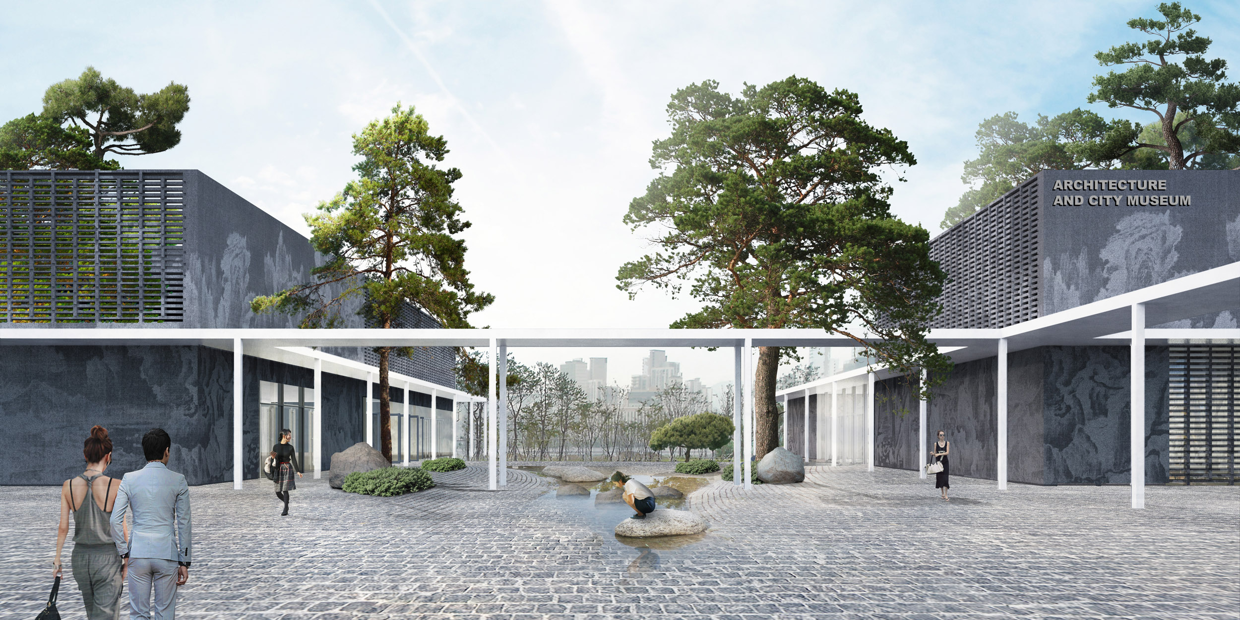 Architecture Museum forecourt