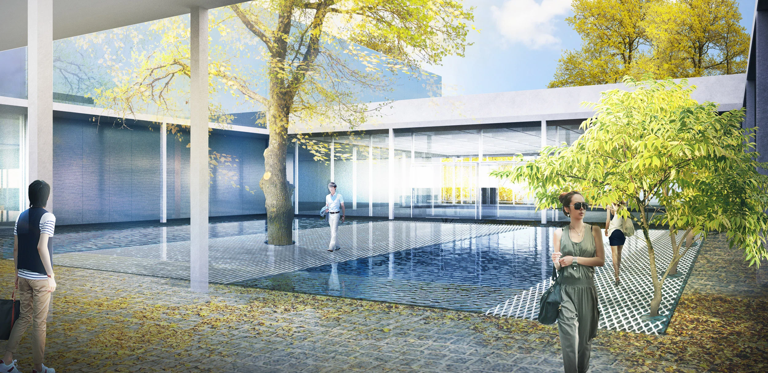 Design Museum forecourt