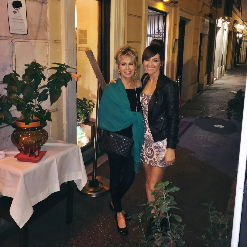 Dinner on our last night in Rome