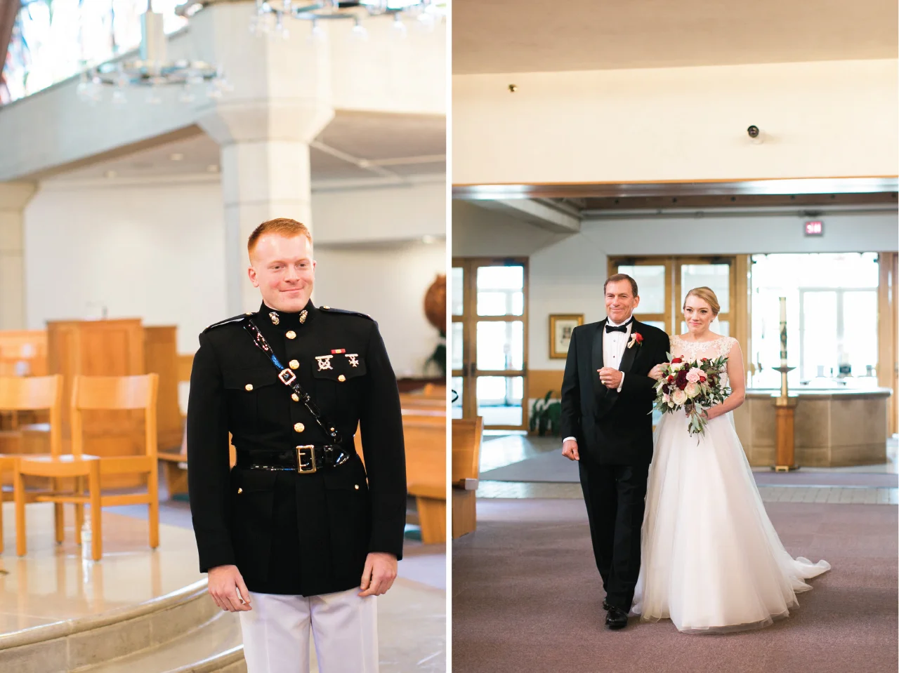 Dallas wedding at St. Rita Catholic Church