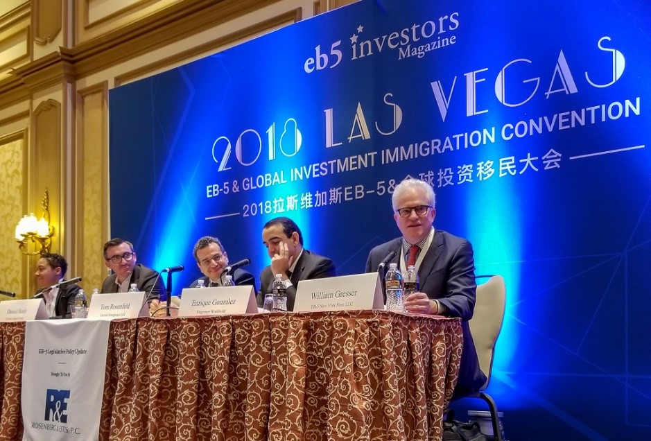 Bill Gresser Speaks Regarding EB-5 Legislative Policy  EB-5 Investors Magazine Conference – Las Vegas, NV, January 2018