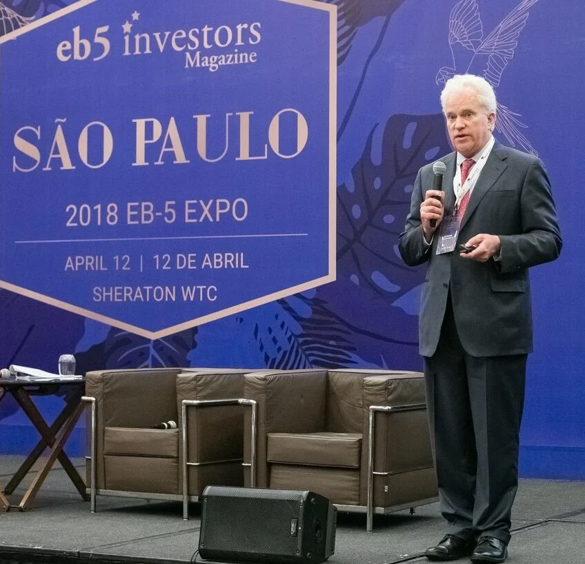 Bill Gresser Speaks at EB-5 Investors Magazine Conference in Sao Paulo Brazil