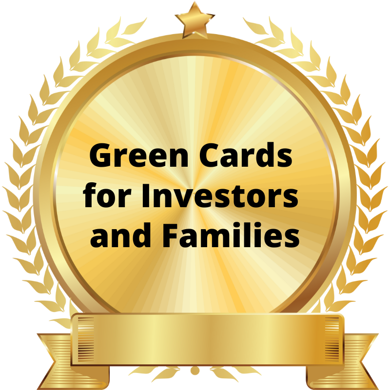 Green cards for investors and Families