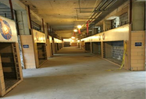 1st Floor Academic Looking at New Front Office Space