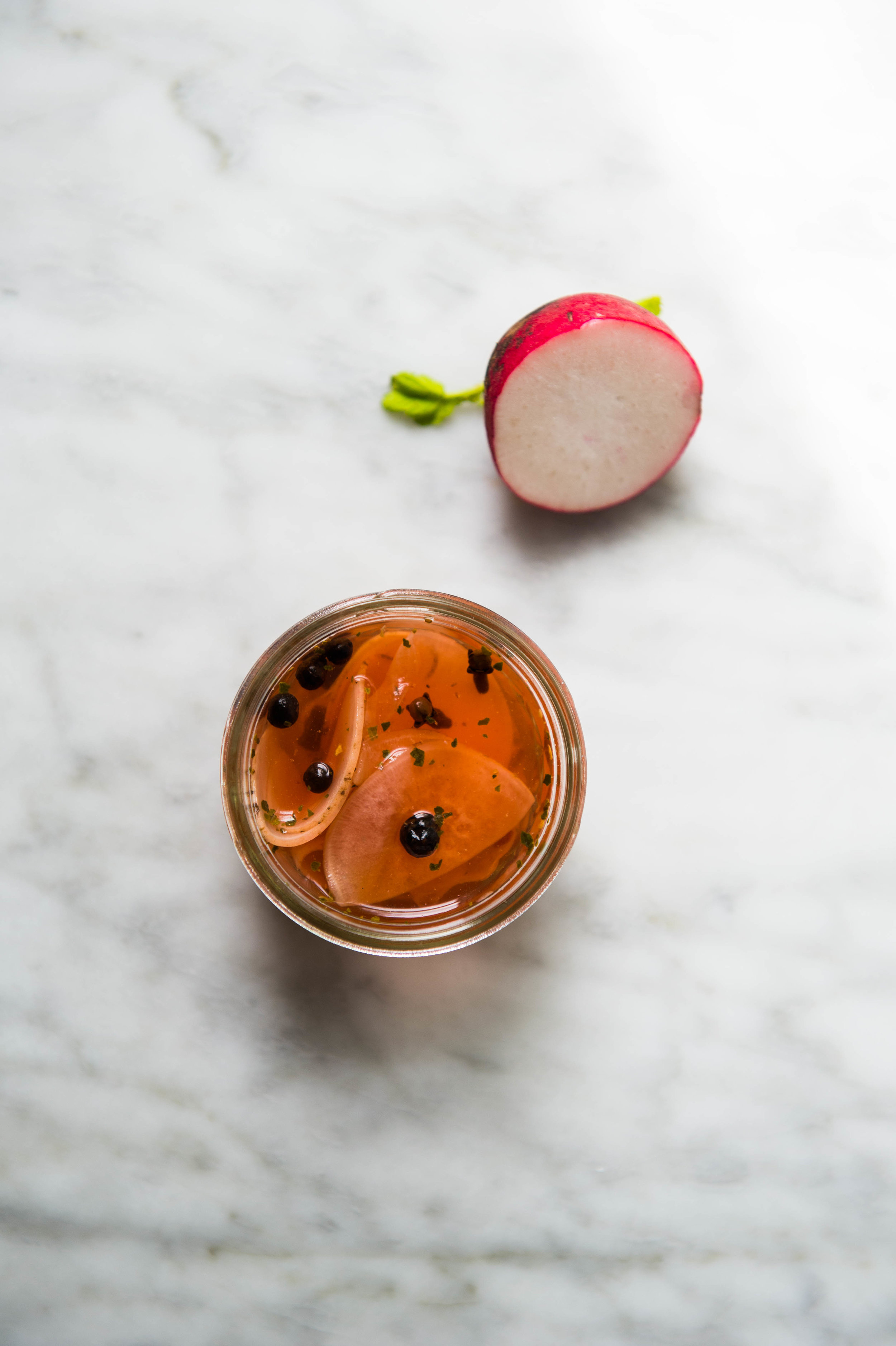 Quick pickled radish