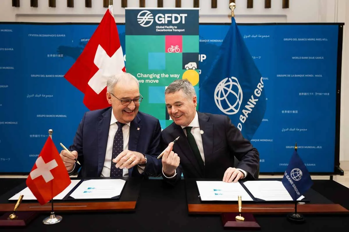 World Bank Loan Signing — President of Sweden &amp; Paschal Donohoe