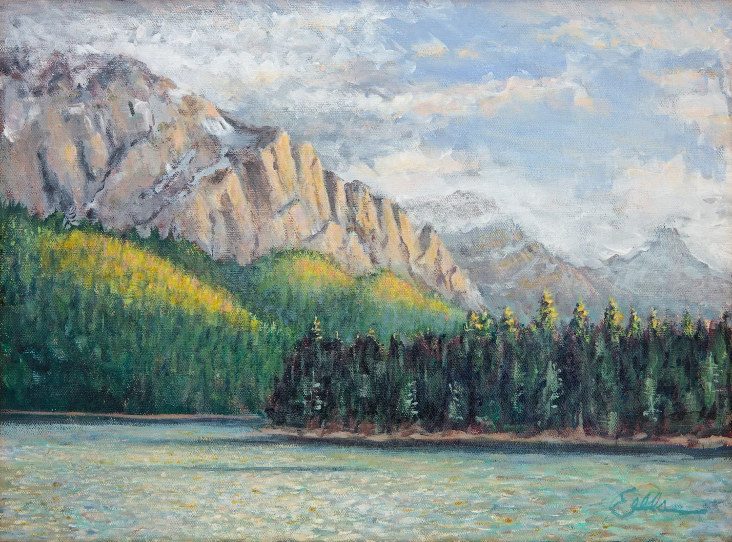 Clearing II, Maligne Lake