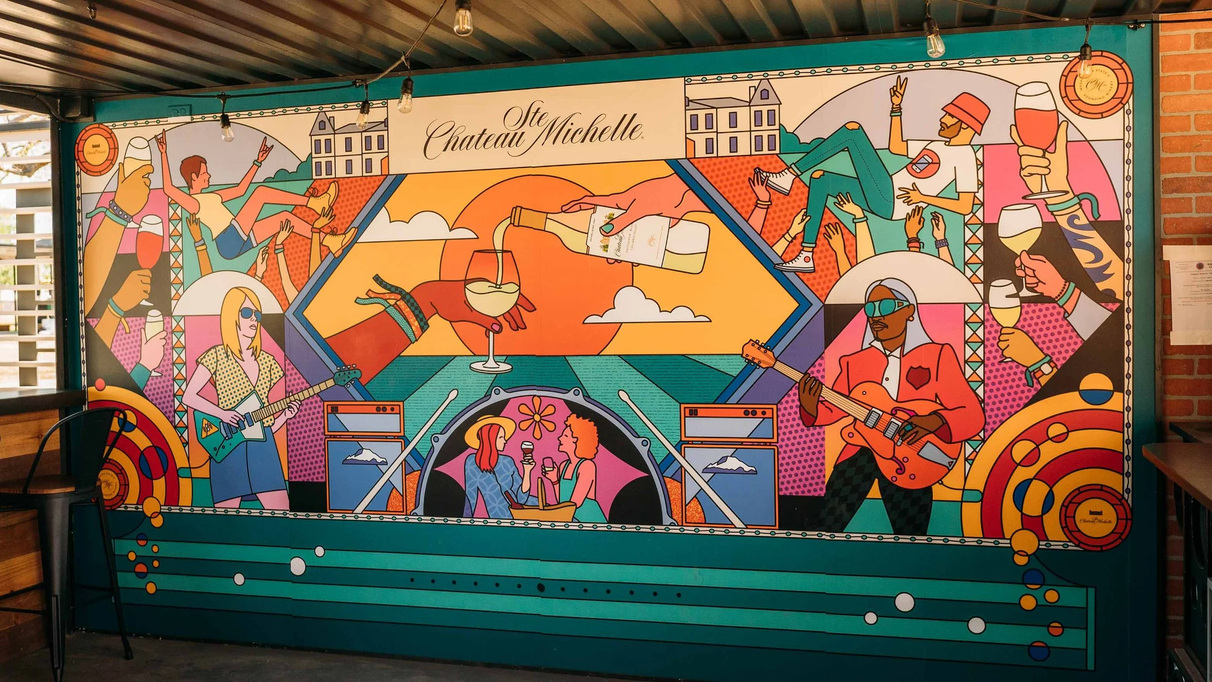 Live Nation Chateau Ste Michelle Murals