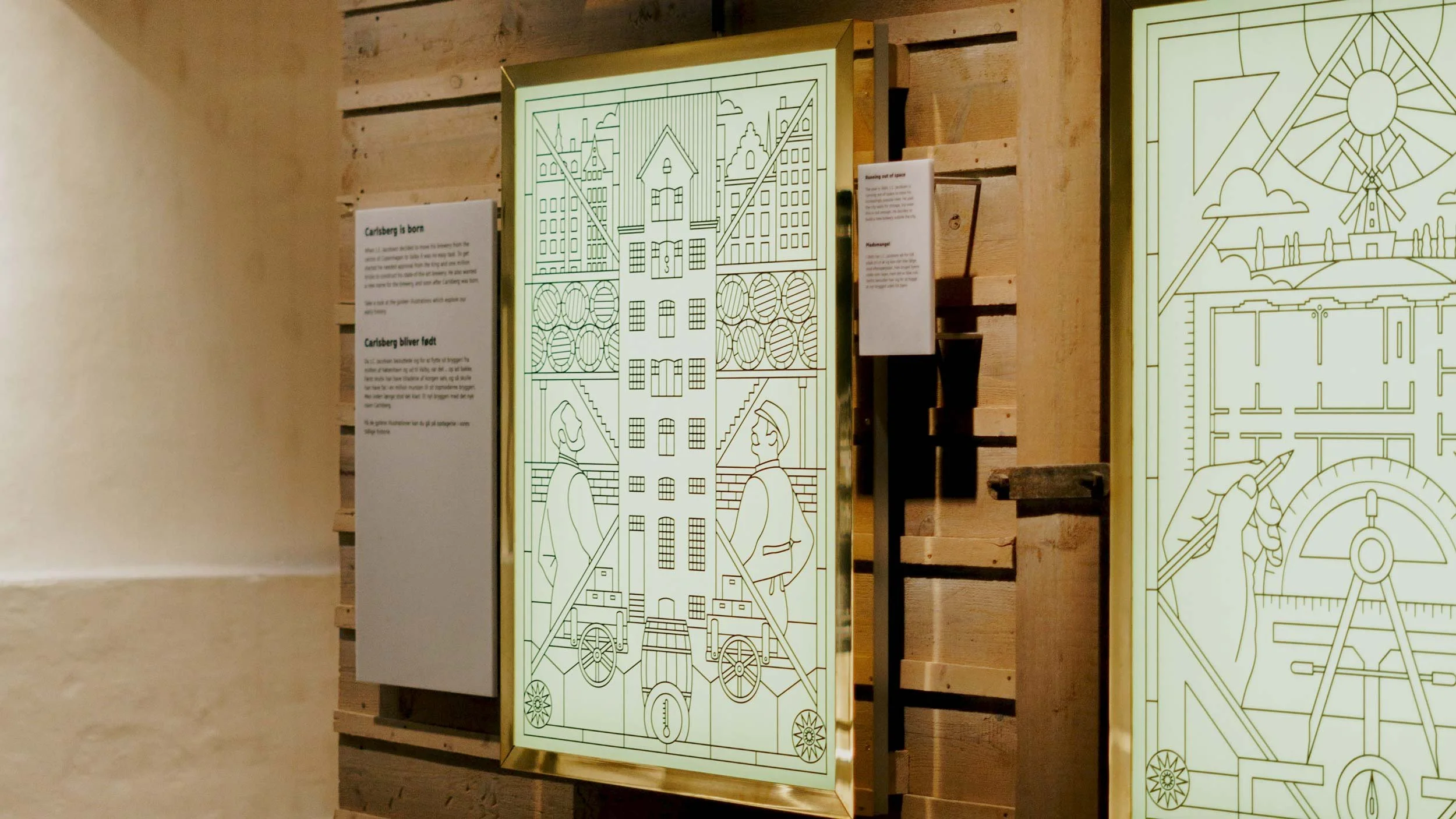 Home of Carlsberg Illuminated Windows