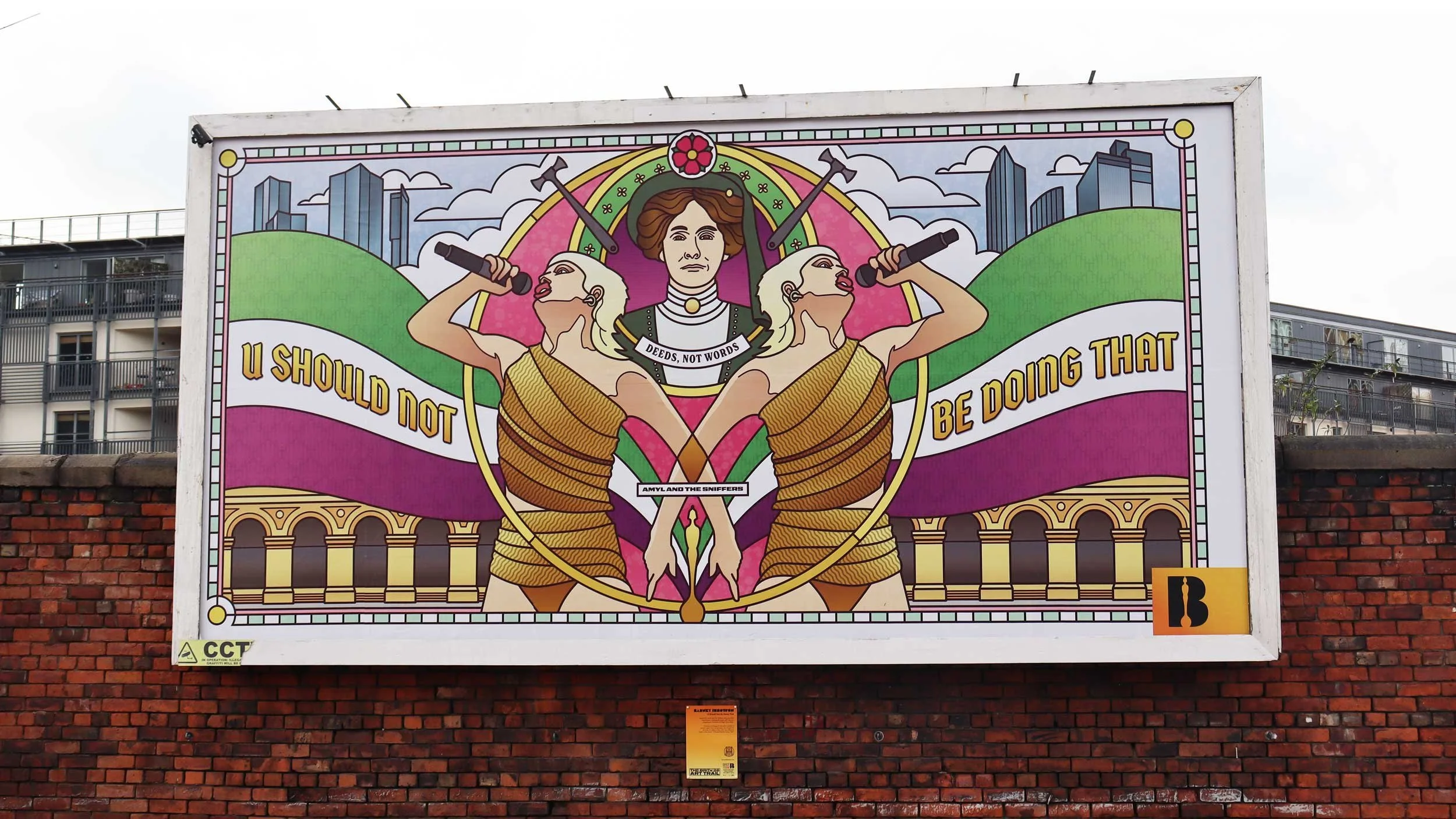 Brits 2026 Art Trail billboard