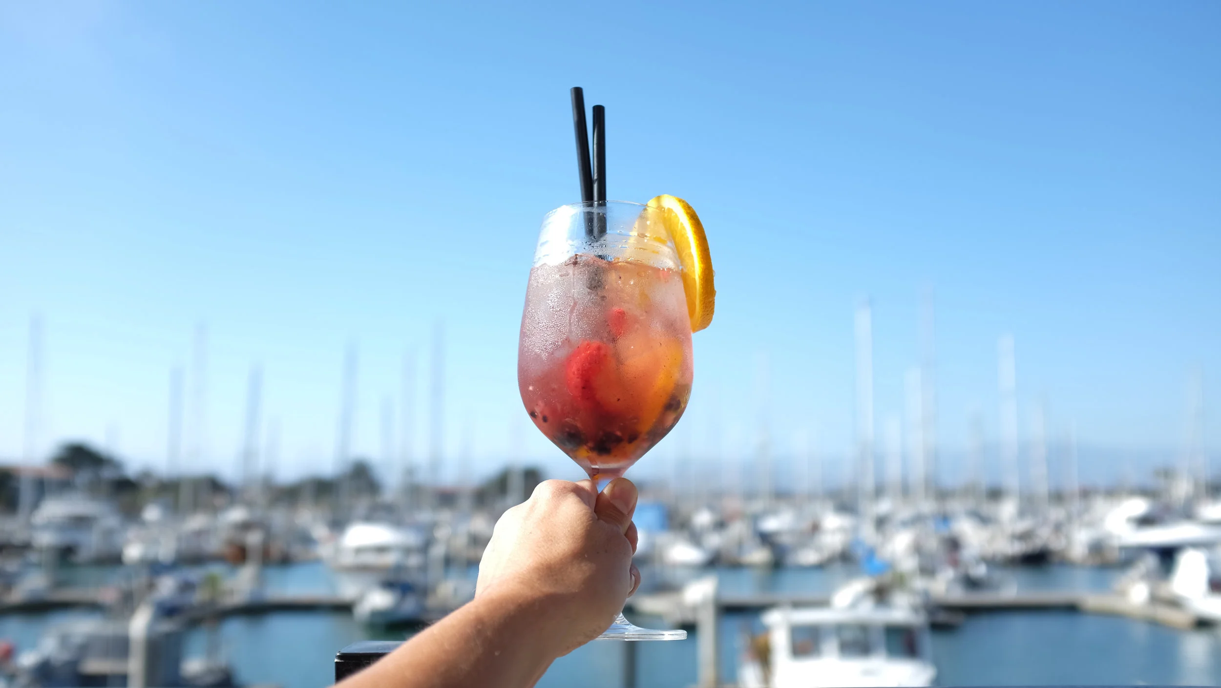 Perfect Summer Cocktails and View at The Waterside
