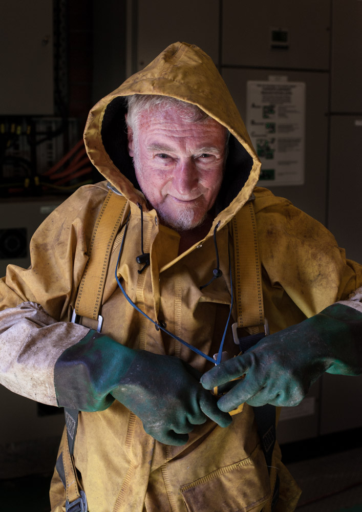 Les Woods, drainage engineer