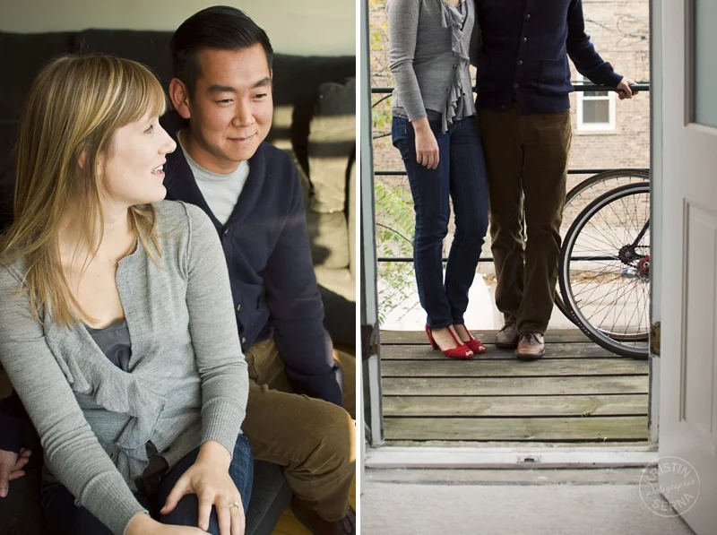 At-Home Couples Portrait Session by Kristin Serna, Lifestyle Photographer