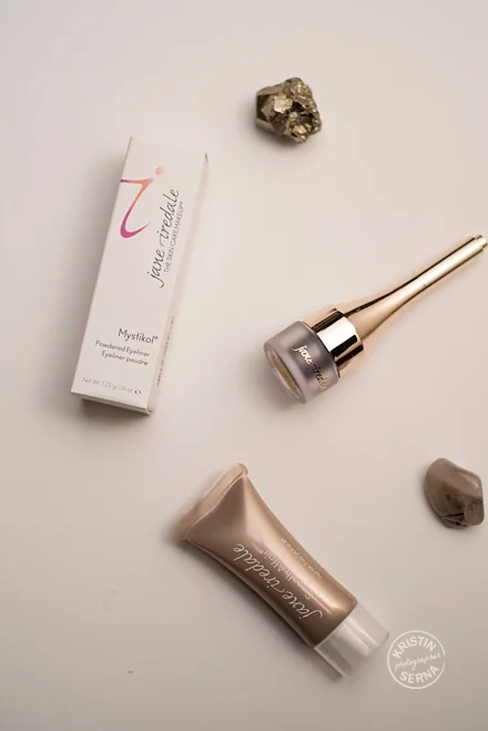 Mineral Makeup from Jane Iredale, featuring Mystikol Eyeliner, photo by Kristin Serna
