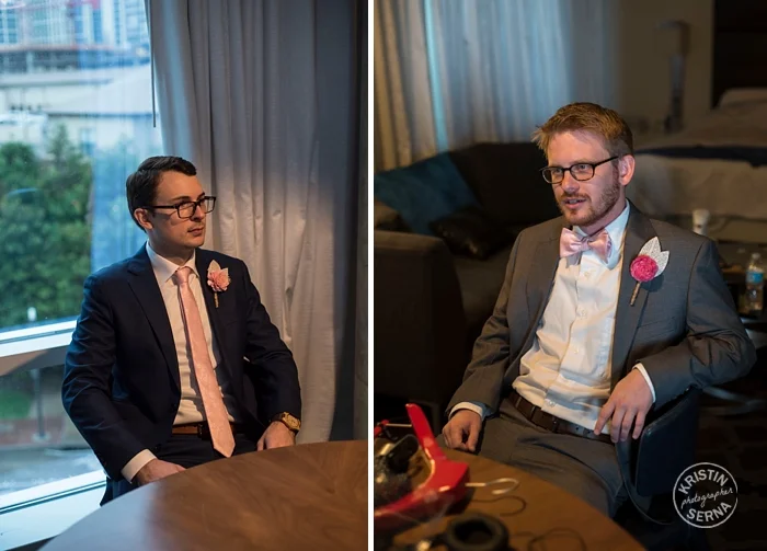 Groom and Best Man, Wedding Photography by Kristin Serna