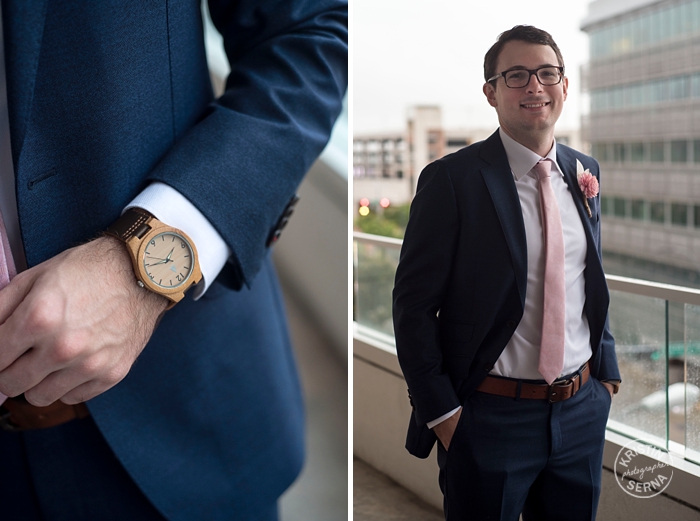 Groom Portrait. Wedding Photography by Kristin Serna. 