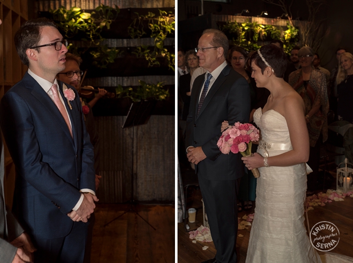 Beginning of the Wedding Ceremony. Photographer: Kristin Serna 