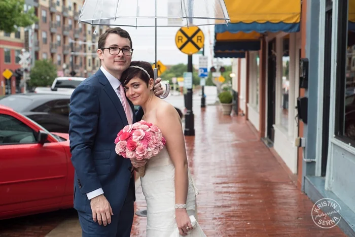 Post-Ceremony Wedding Portrait by Kristin Serna 