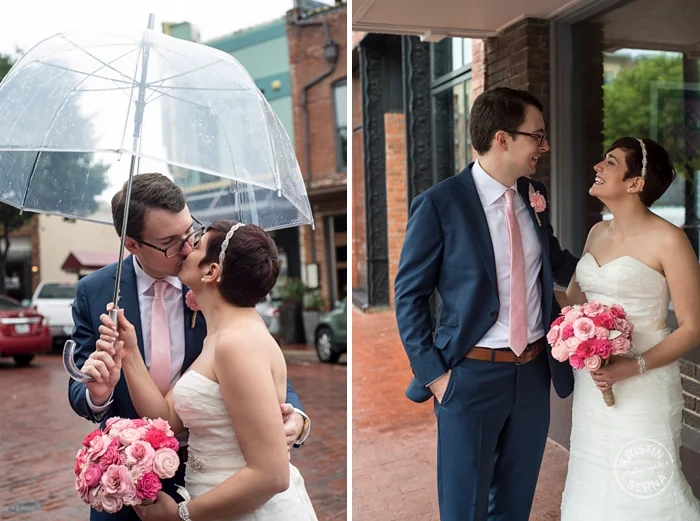 Rainy Day Wedding Photography by Kristin Serna 