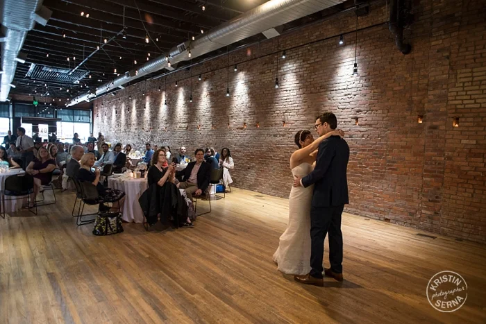 First Dance. Wedding Photography by Kristin Serna.