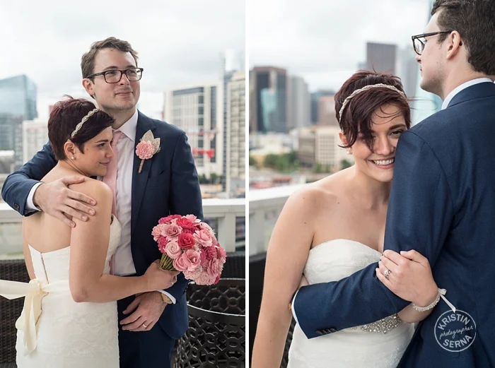 The Bride and Groom. Lifestyle Wedding Photography by Kristin Serna