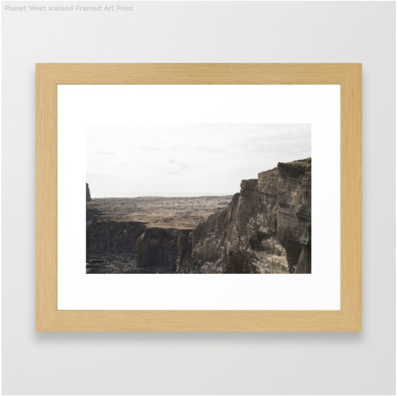 Western Iceland Framed Print from my Iceland Collection