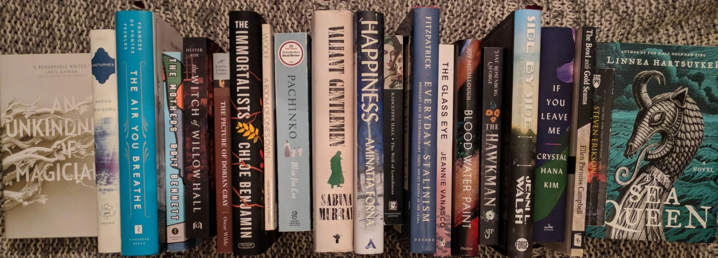 Some of the books I read this year.