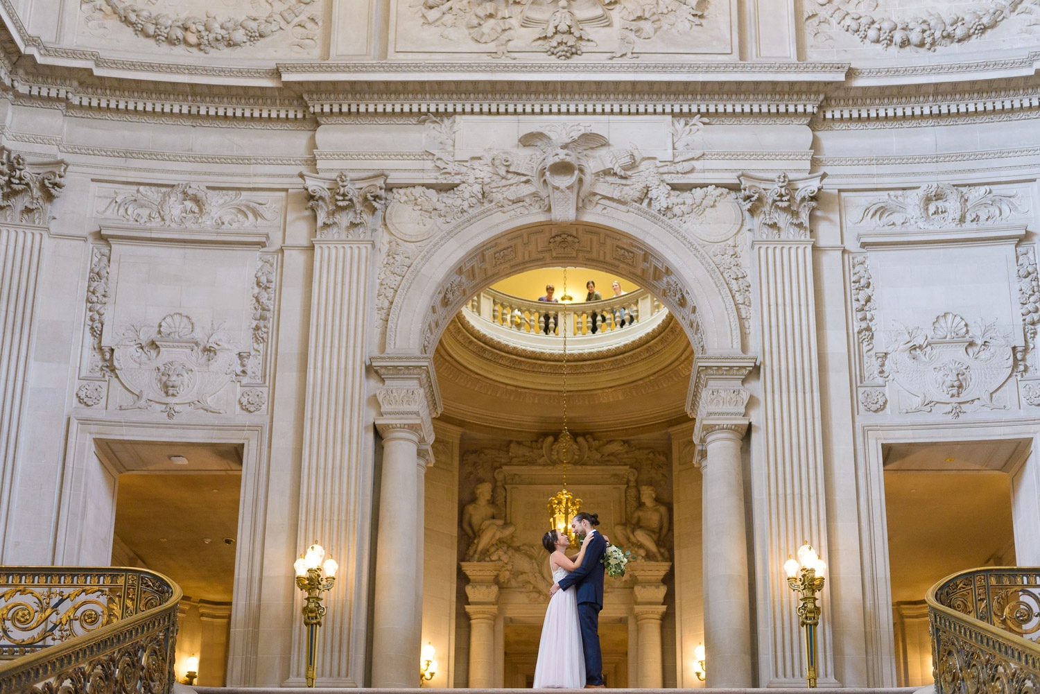 San Francisco City Hall grand staircase
