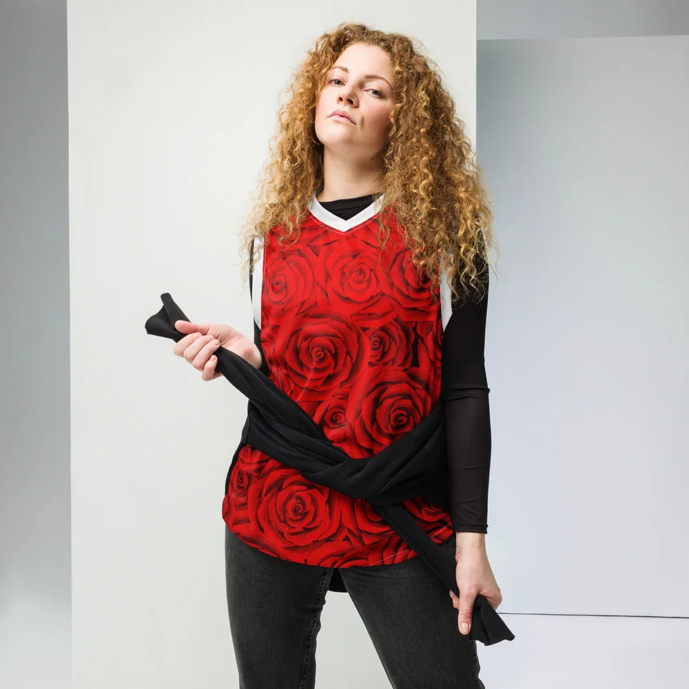 Red Rose Basketball Jersey  Wylie Caudill