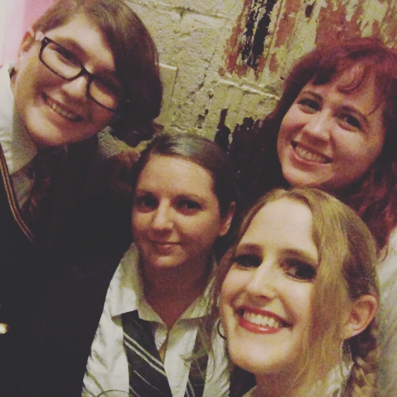 Mid-show selfie backstage at the Black Cat!