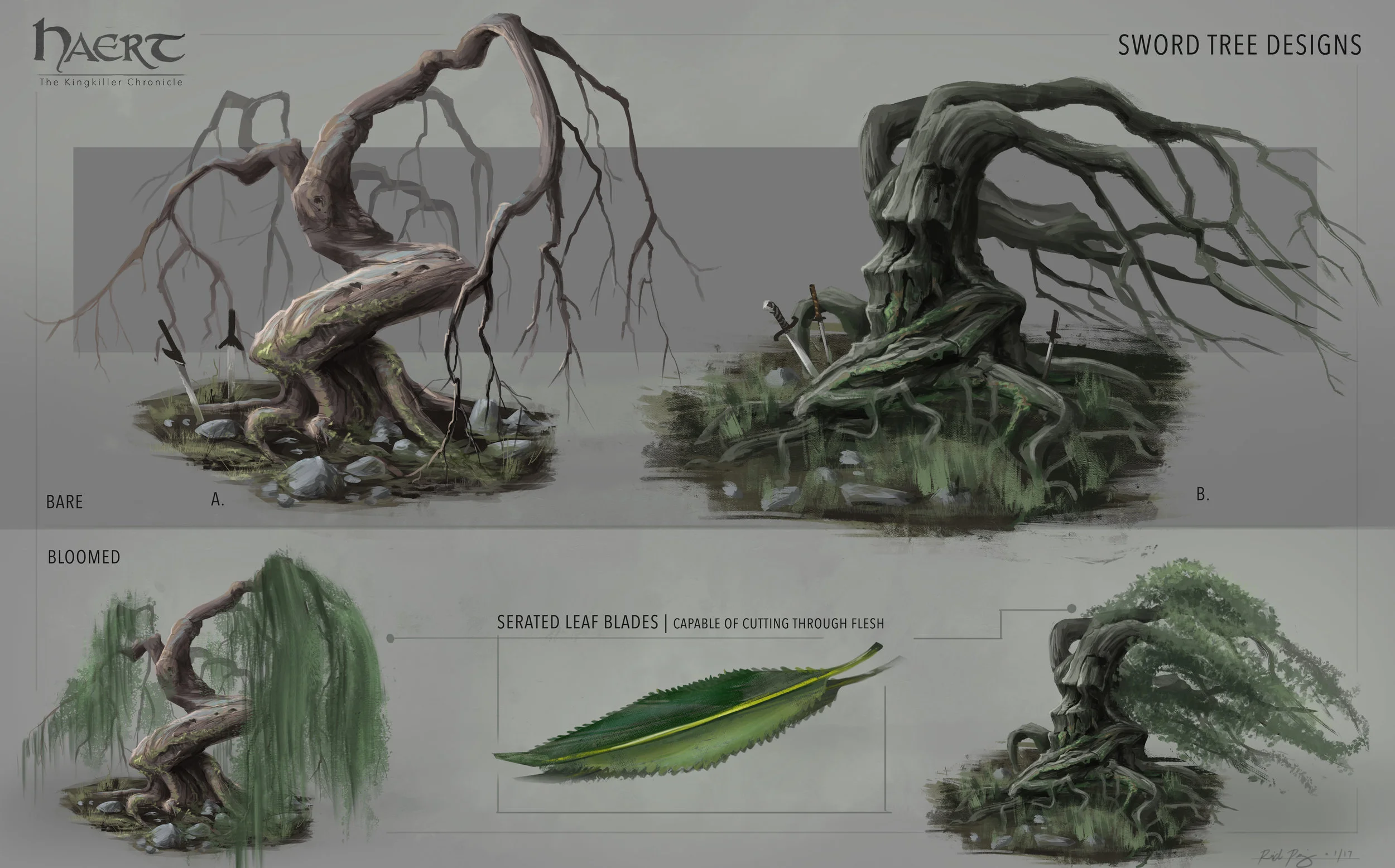 Sword Tree Designs
