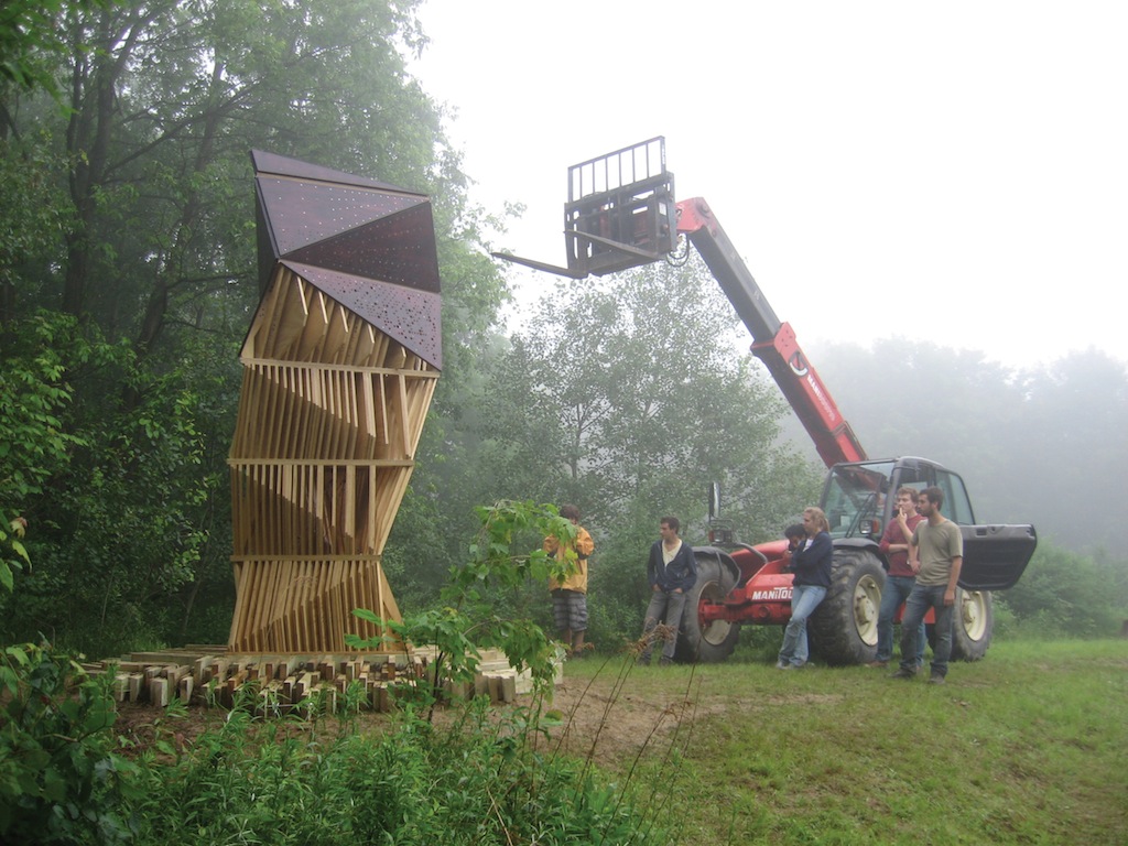 Bat Tower by the architecture and research practice Ants on the Prairie