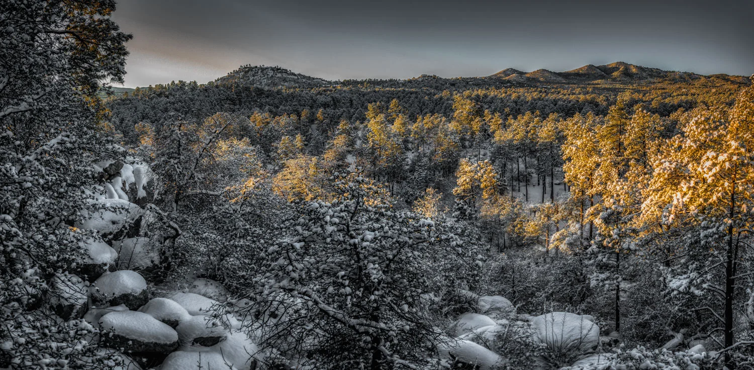 Winter sunrise, Prescott, AZ