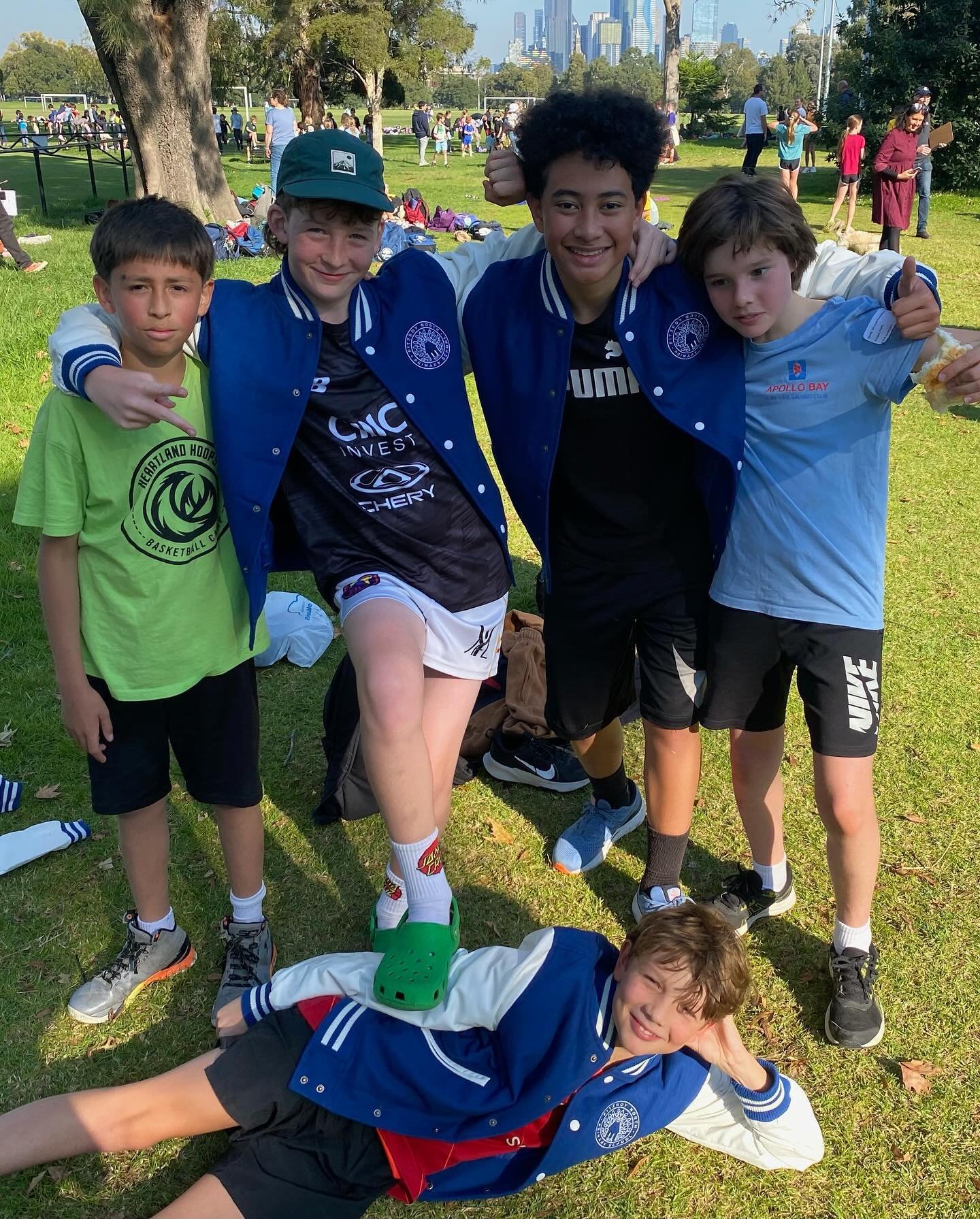 On Thursday, a team of students from grades four, five and six made the journey down to Princes Park to compete in the District Cross Country Championships.&nbsp;

With the 10-year-old students running 2 kilometres and the 11&ndash;12-year-olds runni