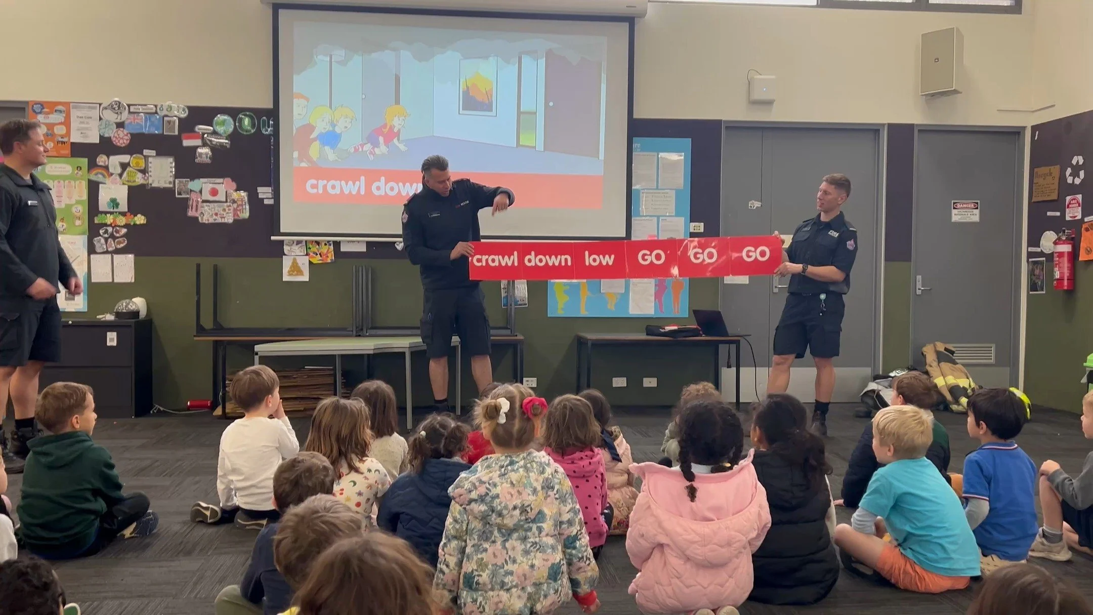 What an exciting day at FNPS!

The firefighters visited our Preps to teach us all about fire safety, including the important &quot;Stop, Drop, and Roll&quot; rule. We had so much fun learning and can&rsquo;t wait to welcome them back next week! 🚒🔥 