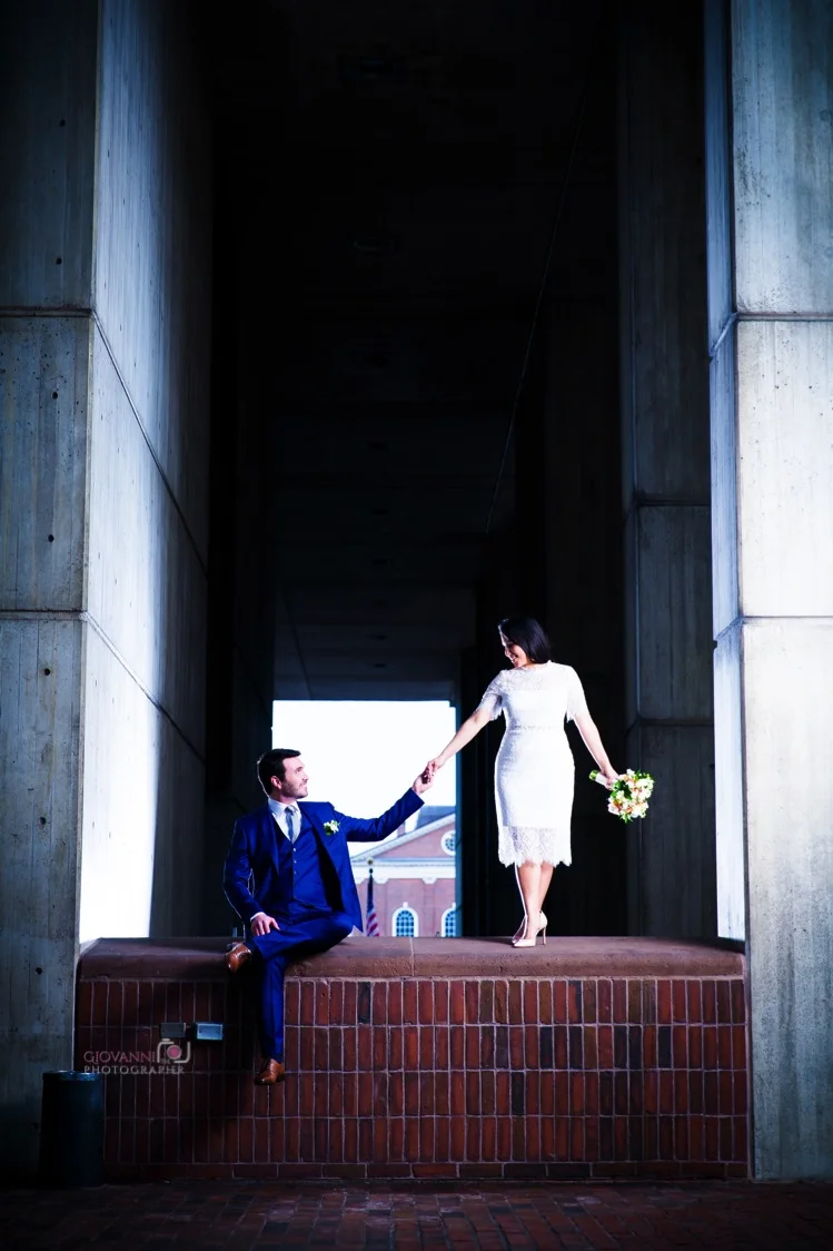 8C2A8858-Giovanni The Photographer-Wedding Photography in Boston-City Hall Elopement - Christopher Columbus Park WM20.jpg