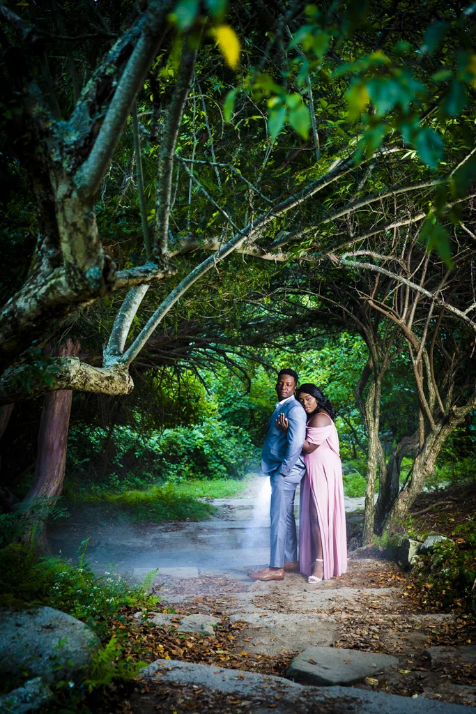 Borderland State Park Engagement photos Easton, MA | Doris &amp; Tory