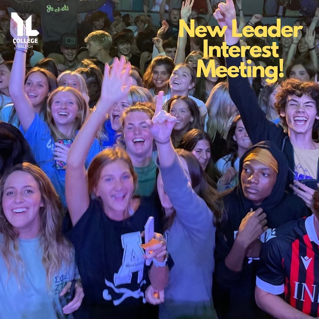 🗣️ CALLING all college students in Raleigh!

Are you interested in hearing more about what it looks like to become a Young Life leader in Wake County? We&rsquo;re giving you 🫵 the opportunity to hear from current leaders and ask them questions abou