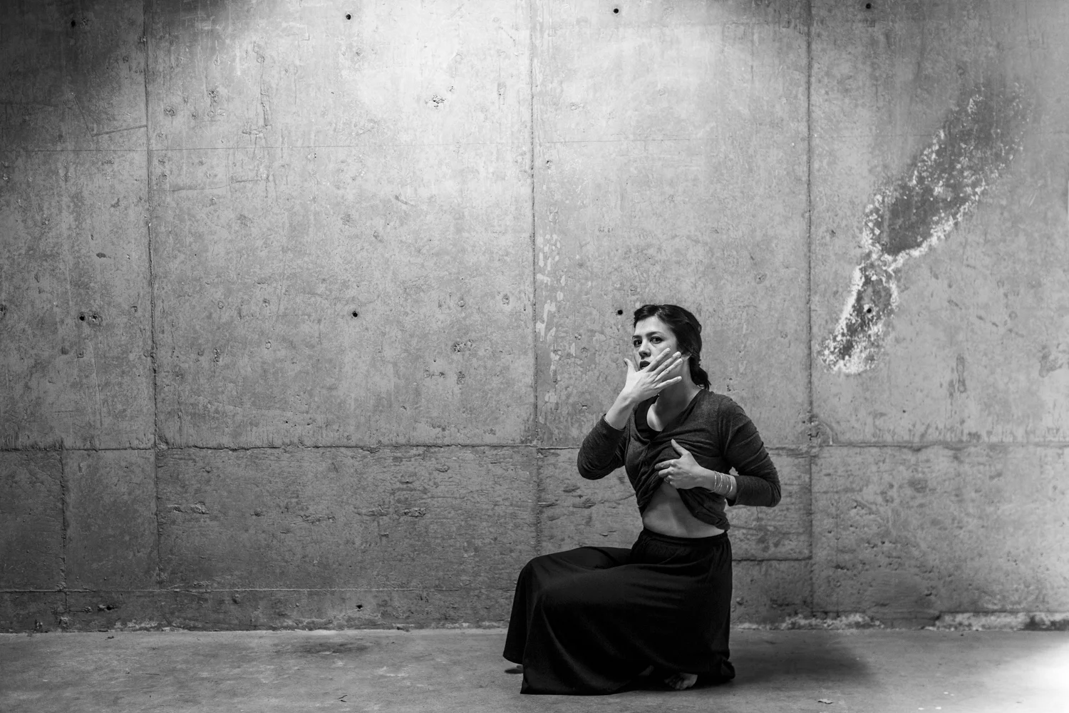 Untitled self portrait (after Francesca Woodman)