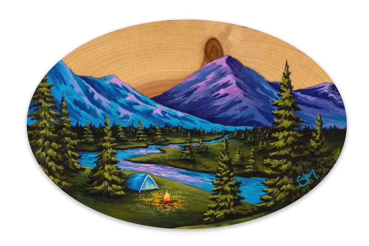 Blue Mountain - (Sticker) — Backwoods Anchor