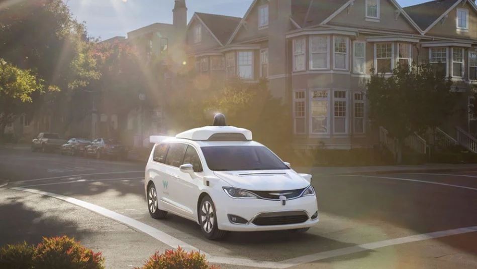 Waymo Google car on the road mashable com.JPG