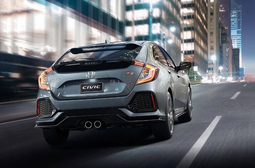 The All New Honda Civic Hatch, external rear shot