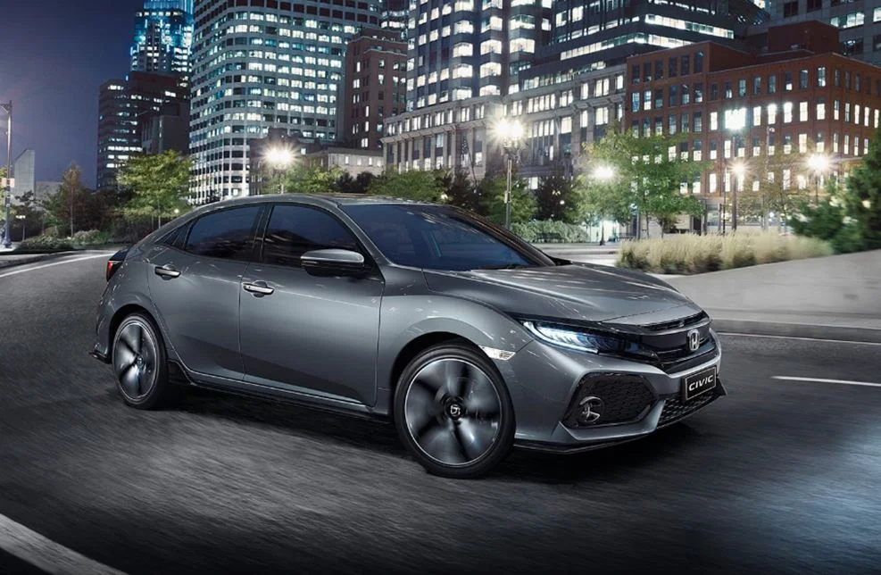 The All New Honda Civic 2017, looking sporty on the road