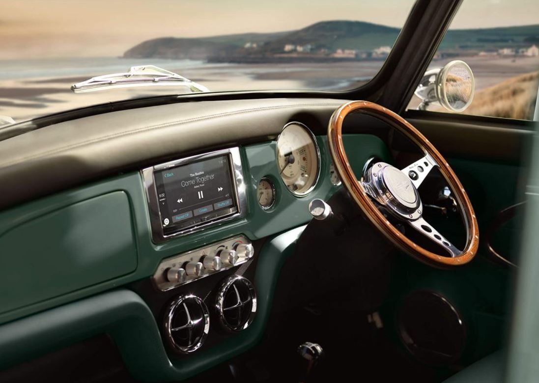 Apple Carplay is included in the Remastered Mini Cooper