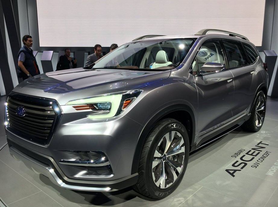 The Subaru Ascent Concept is a 7-seater SUV potentially joining the Subaru line-up