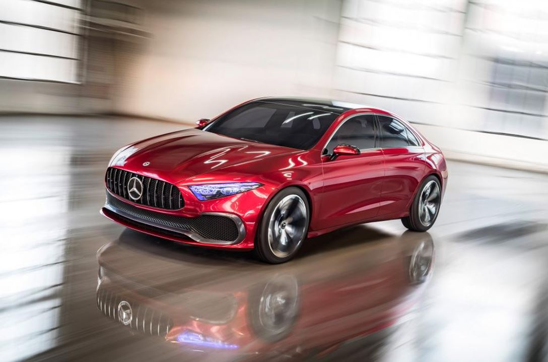 Mercedes-Benz A-Class Concept Sedan, revealed at the Shanghai Motor Show 2017