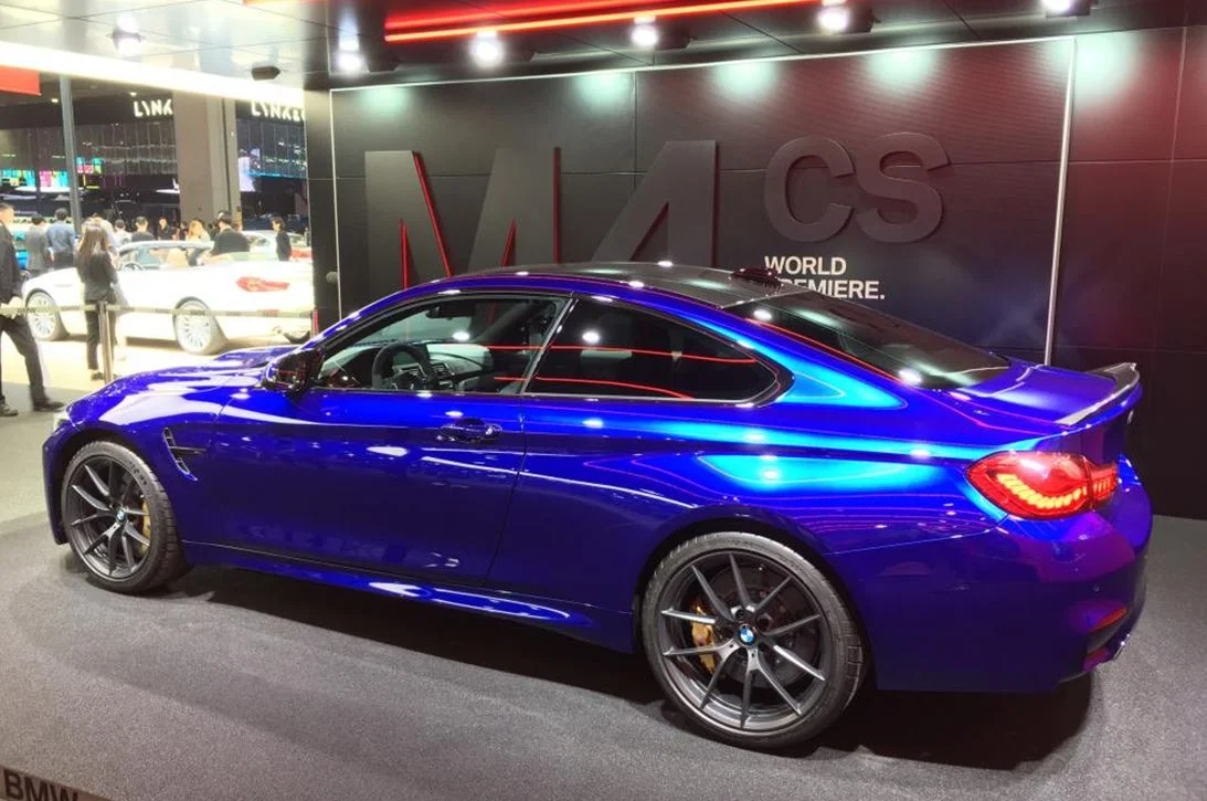 The BMW M4 CS as revealed at the Shanghai Auto Show 2017