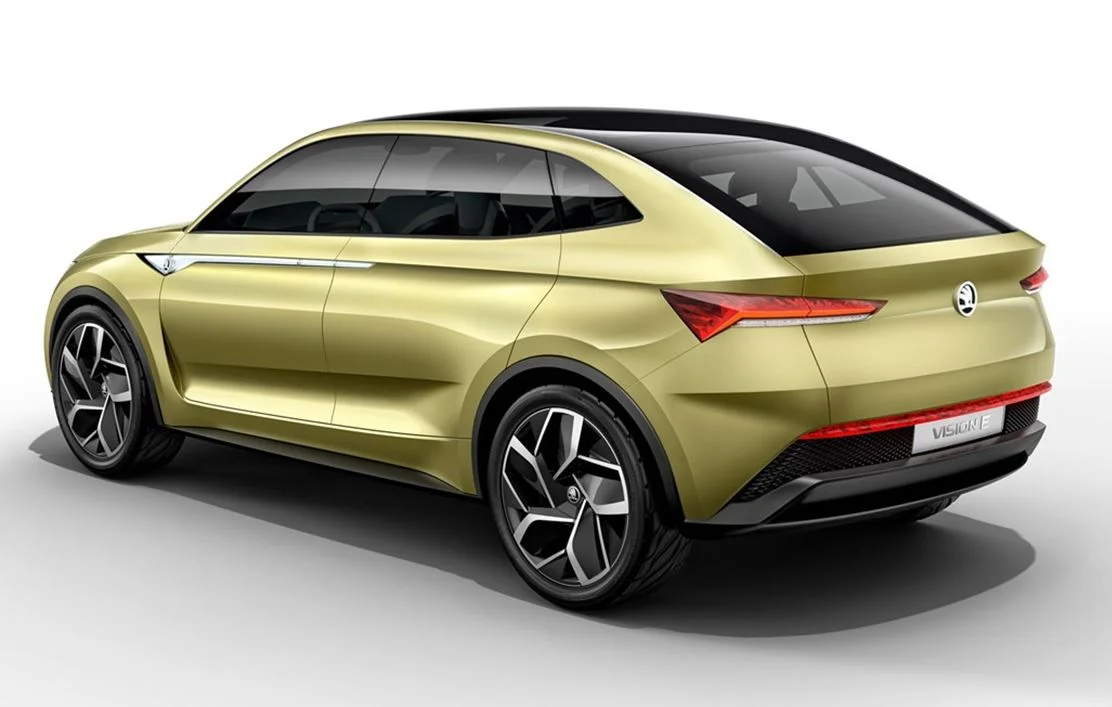 Skoda's first ever electric car concept, the Vision E
