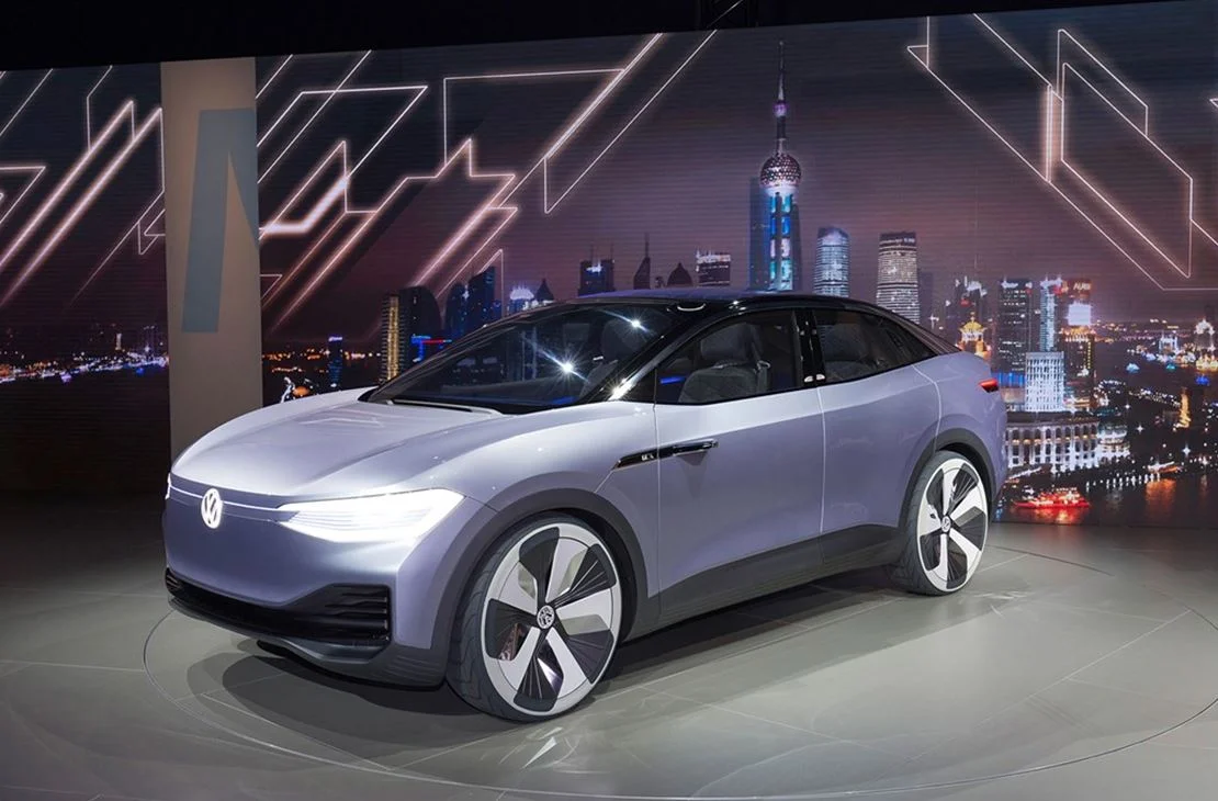 Volkswagen's electric concept SUV as shown at the Shanghai Auto Show 2017